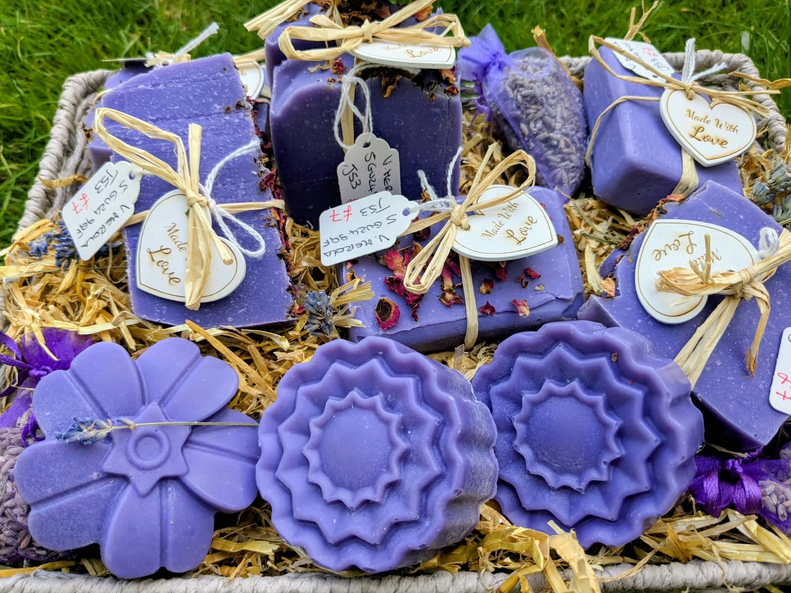Handmade Lavender and Rose Soap